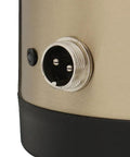 Close-up of the power socket and button on the Boss 12V Car Truck Electric Heating Kettle Vacuum Flask.