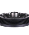 Front view of Beefed-Up Harmonic Balancer Pulley Replacement For Buick Century Regal Rendezvous Skylark And More, OEM style and fit.