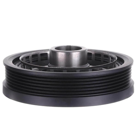 Front view of Beefed-Up Harmonic Balancer Pulley Replacement For Buick Century Regal Rendezvous Skylark And More, OEM style and fit.
