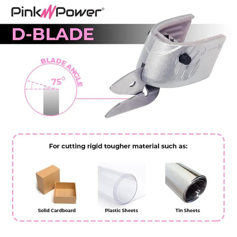 Badass PPD Replacement Blades For Electric Scissors Slice Cardboard Heavy Plastic And Aluminum Without Breaking A Sweat D-blade at 75° angle.
