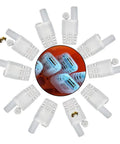 Plastic Queen Bee Cages 20 Pack Transporting Catcher Kit For Beekeeping Non Grafting Queen Cages Rearing Cup Kit