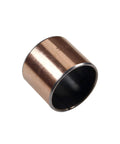 Rock Solid 1Pc Sleeve Bearing 32MM ID X 36MM OD X 30MM Length Oilless Bushing Carbon Steel Base With Sintered Bronze Layer showing the bearing's smooth surface.