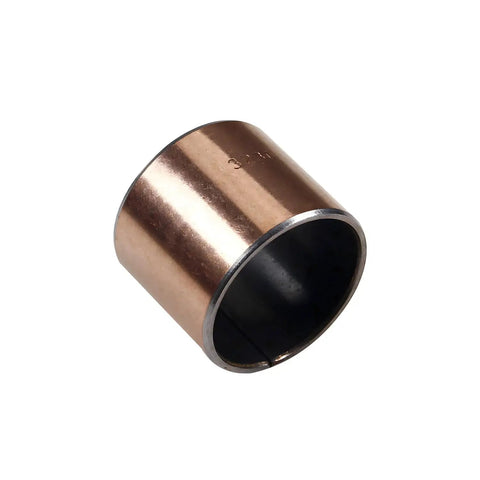 Rock Solid 1Pc Sleeve Bearing 32MM ID X 36MM OD X 30MM Length Oilless Bushing Carbon Steel Base With Sintered Bronze Layer showing the bearing's smooth surface.