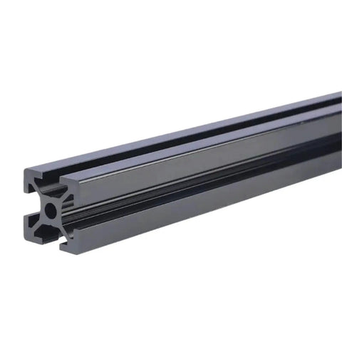 Upgrade Your Workspace With This Top Shelf 3D Printer Frame Kit For 330 Series Setups featuring a black aluminum extrusion profile.