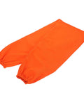 Premium Heat Resistant Welding Sleeves For Tradesmen And Makers Featuring Top Shelf Cotton Arm Guards in bright orange color.