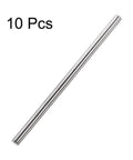 10 pieces of 8mm By 300mm Solid Stainless Steel Round Rod 304 Stainless Steel Grade Bar Stock for DIY Crafts and Lathe Projects