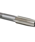M32 X 2 Pro Grade High Speed Steel Plug Tap For Through Holes displayed at an angle emphasizing threading details and durable metal.