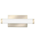 12 Inch MVOLT Vanity Light Fixture With Switchable Color Temperature 3000K 3500K 4000K, 90 CRI, Brushed Nickel Finish, Acrylic Diffuser