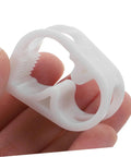 Adjustable Flow Control Tube Clips For 1/4 And 5/16 Inch Hoses Lab Clamps held by fingers highlighting material and design