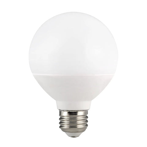 G25 LED Vanity Bulbs 450 Lumens 2700K Soft White Light Non Dimmable 40 Watt Equivalent E26 Base Indoor Use Pack Of 6 bulb close-up