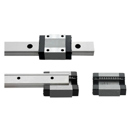 Smooth Linear Rail Block For CNC And 3D Printer, Compatible With MGN7H, 9H, 12H, 15H Rails, Fits 100mm To 500mm Spans, Low Friction, Steady Back And Forth Movement, And Easy Disassembly For Quick Replacement on metal rail