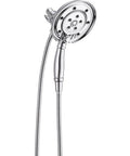 4-Spray H2Okinetic In2ition 2-In-1 Dual Handheld Shower Head with Hose and Magnetic Docking, Chrome Finish