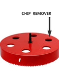 Red Beast 215mm 8.46 Inch HSS Bi Metal Hole Saw Cutter with chip remover for wood plastic metal plywood steel