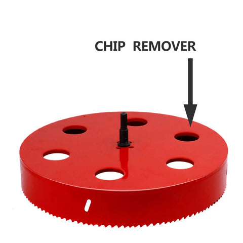 Red Beast 215mm 8.46 Inch HSS Bi Metal Hole Saw Cutter with chip remover for wood plastic metal plywood steel