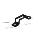 Heavy Duty Metal Furniture Connector, 4.2cm Black Steel Joint Hardware for Cabinets Bookcases and Sofas.