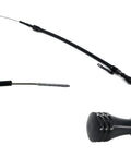 Flexible Black Oil Dipstick For GM Chevy LS Engine Family LSX LS1 LS2 LS6 4.8L 5.7L 6.0L 6.2L With Teflon Lined Braided Outer Housing