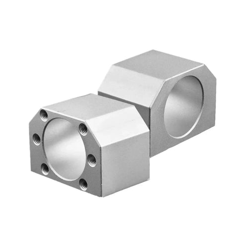 Heavy Duty SFU2005 Linear Motion Ball Screw Kit 900mm C7 Accuracy Plus BFBK15 Flange Nut with two aluminum brackets.