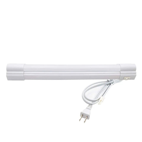 12 Inch LED Under Cabinet Light with 600 Lumens Warm White 3000K Undermount Lighting Fixture for Kitchen Closet and Bedroom On Off Switch Plug In