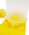 Close-up of Three Pack Beehive Water Dispenser For Beekeeping Entrance Feeder with highlighted detail, plastic material.