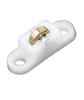 Heavy Duty Sliding Door Pulleys And Cabinet Rolling Wheels That Glide Like Butter With Quiet Double Flat Bearings For Smooth Tracks Lasts Forever Easy Home Fix 10 Piece Set, white pulley with metal roller.