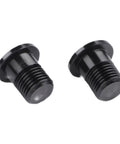 Two Pack M10 P1.0 Rear Derailleur Hanger Bolts For Tail Hook Mounting Screws And Chain Tensioner Installation Black Anodized Replacement