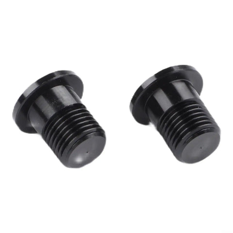 Two Pack M10 P1.0 Rear Derailleur Hanger Bolts For Tail Hook Mounting Screws And Chain Tensioner Installation Black Anodized Replacement