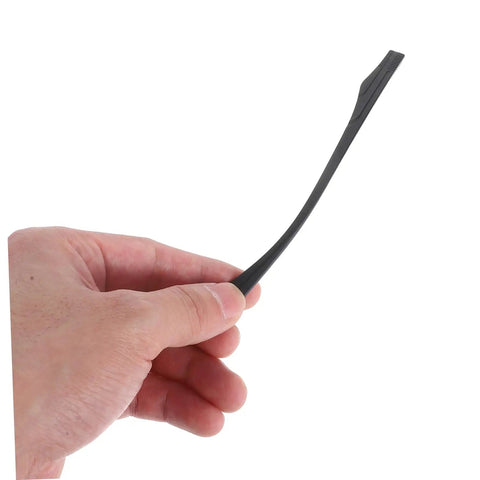 Hand holding black temple piece from Replacement Eyeglass Arms Kit For Quick Repair Of Eyewear And Sunglasses Temple Arms Replacement Durable TR90 Material