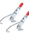 Two Piece Quick Holding Draw Latch With Action Pull J Hook Toggle Clamp For Cabinets Drawers Boxes Toolboxes And Cases Hasps Hardware 143mm By 49mm Durable Steel Construction Great For Home Workshop Projects
