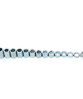 Industrial Steel Spacer Sleeve Bushings Kit, 13 Piece Set, Fits 12 Millimeter Classic Axle, One Half Inch Inner Diameter by Three Quarter Inch Outer Diameter, Silver Finish, Built Tough for Long Lasting Performance. 13 steel bushings with nut