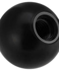 Universal Ball Knob Set For Machines, black plastic round handle, comfortable grip, durable long service life, easy operation