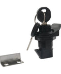 Rugged Nylon Push Button Latches For Truck Storage And Electrical Enclosures with keys and mounting plate