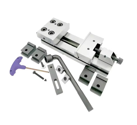 Modular Precision Vise GT150B Built Tough For Milling And CNC Machining Heavy Duty Bench Vise with included accessories