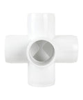 1 Inch 5-way PVC elbow connector from 12 Pack 5 Way PVC Fittings 1 Inch Schedule 40 for furniture, greenhouse, shed projects, durable plastic