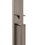 Get That Killer Modern Look For Your Front Door With This Satin Nickel Single Cylinder Keyed Entry Handle Set Complete With Philtower Lever