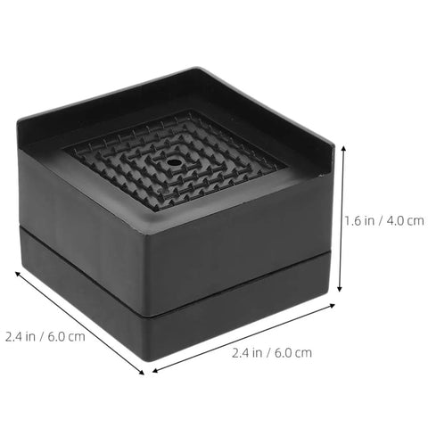 Eight Piece No Slip Furniture Pads For Table And Chair Legs Rubber And Polypropylene Floor Protectors Anti Slip Foot Pads