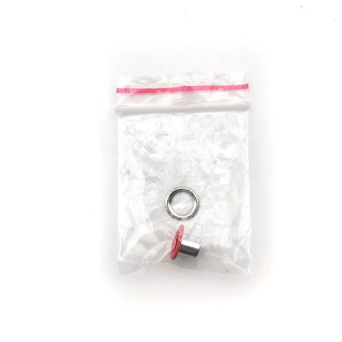 100 Piece Round Metal Eyelets Kit For Leather Crafting, Scrapbooking, Jewelry Making, Canvas Bags And Sewing, Iron Grommets Fasteners, White Finish, Durable, Easy Install, All In One Grommet Set For DIY Projects in bag