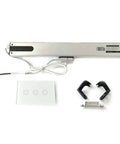 Smart Adjustable Stroke Automatic Window Opener With Alexa And Google Home Voice Control showing metal frame and components
