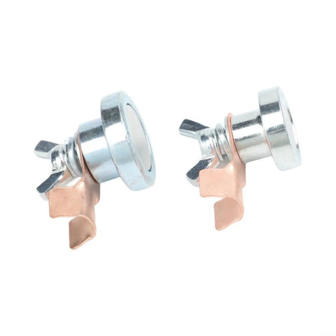 Dope Welding Grounding Clamp With Super Strong Grip For Secure Workpiece Holding And Stable Current Conduction To Minimize Heat And Resist Damage During Heavy Duty Fabrication Jobs On Any Metal Material, close-up view.