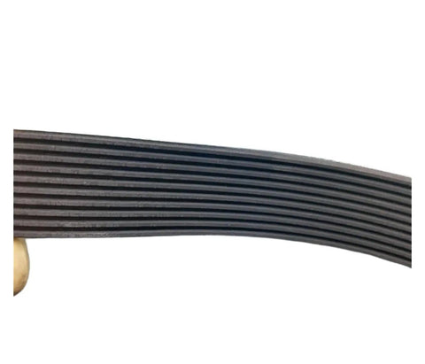 Top Shelf 12 Rib Drive Belt For Planers Treadmills And Embroidery Machines Heavy Duty Rubber Replacement close-up view