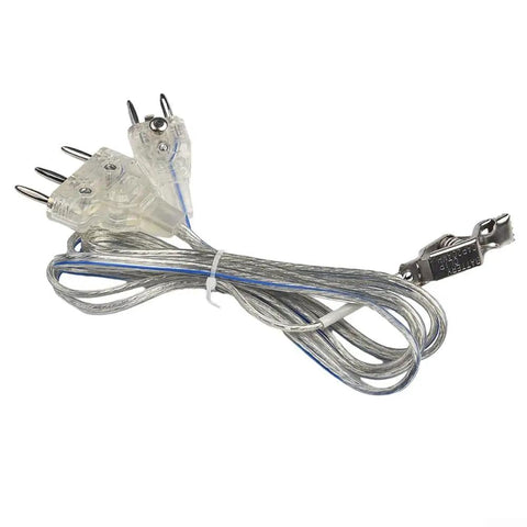 Durable Foil And Epee Body Cord with clear cable and stainless steel connector for practice and matches, built to last
