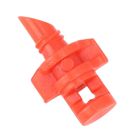 360 Degree Micro Sprayer For Crops And Lawn Irrigation, Plastic Atomized Sprinkler, Red, Easy Installation With PVC PP PE Pipe Compatibility