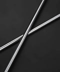 Linear motion rods, two pieces, 8mm x 300mm, silver metal