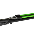 Close-up of Beast Speargun For Spearfishing With 28mm Aluminum Barrel, 14mm Screw In Elastics, 40 Inch Length for underwater hunts.
