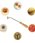 Top Shelf Molding Machine For Smooth Wood Bread And Leather Stamping With Zero Sweat And A Super Handy Safe Design, showing brass craft press for creating designs.