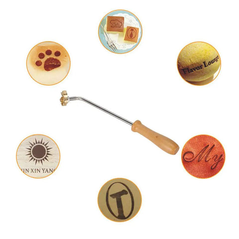 Top Shelf Molding Machine For Smooth Wood Bread And Leather Stamping With Zero Sweat And A Super Handy Safe Design, showing brass craft press for creating designs.
