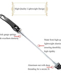 Two Pack Quick Release Bicycle Skewers Aluminum Front And Rear Axles 112mm And 150mm Deep Thread Lightweight Black