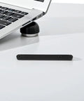 Heavy Duty Plastic Bottom Mount Drawer Slides 12 Pack For Furniture And Dressers, Quiet Smooth Sliding Rails, Black 180mm