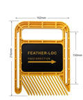 Extended 160mm Double Feather Boards Deliver Rock Solid Grip For Table Saw Router Band Saw T Slot Miter Track No Sweat Setup Made From Tough Plastic Locks Down Hard For Killer Woodworking Results, yellow feather board design.