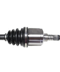 Left Front Driver Side CV Axle Shaft Assembly For OE Fit And Smooth Vibration Free Performance With Premium Materials Precise Balancing And A Beefy Boot Build. CV axle with neoprene boot, splined end, left front fit