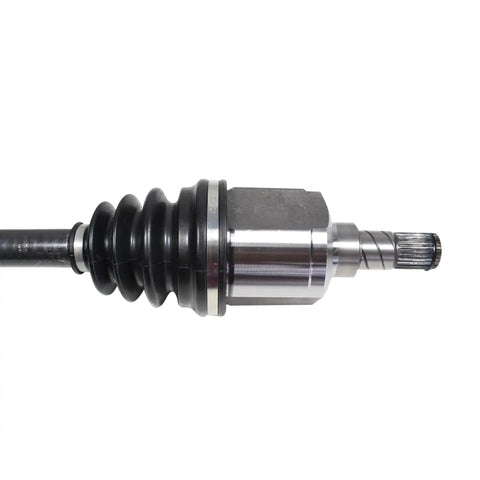 Left Front Driver Side CV Axle Shaft Assembly For OE Fit And Smooth Vibration Free Performance With Premium Materials Precise Balancing And A Beefy Boot Build. CV axle with neoprene boot, splined end, left front fit